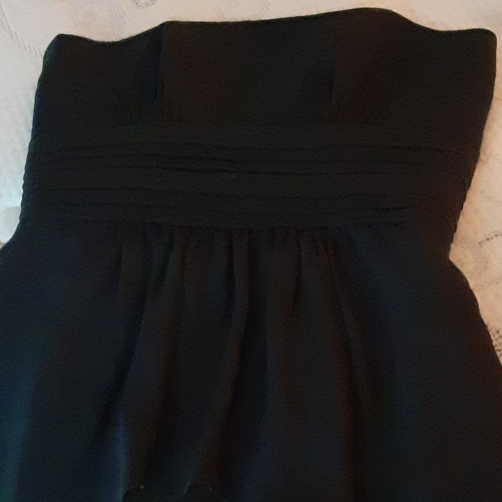Black mini dress